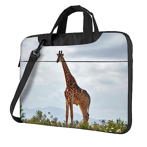 Sac ordinateur portable girafe ajustable et bandoulière ergonomique PC