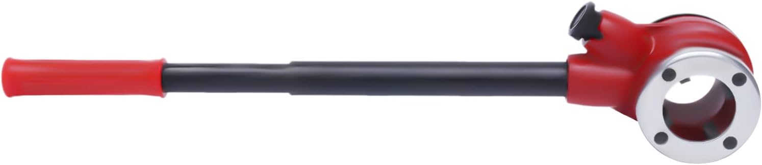Ratchet Pipe Threader Kit Ratcheting Pipe Threading Hand Tool Set 5 Dies 3/8", 1/2", 3/4", 1", 1-1/4" BSPT