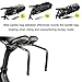 Bike Saddle Bag Stabilizer Bracket Tail Bag Mount Rear Rack Sway with Bottle Cage Mounting Holes for Mountain Road Bike