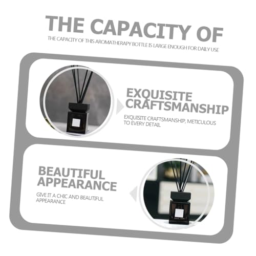 Diffuseur ensemble chic 200ml en verre et rotin pour l'aromathérapie - 8