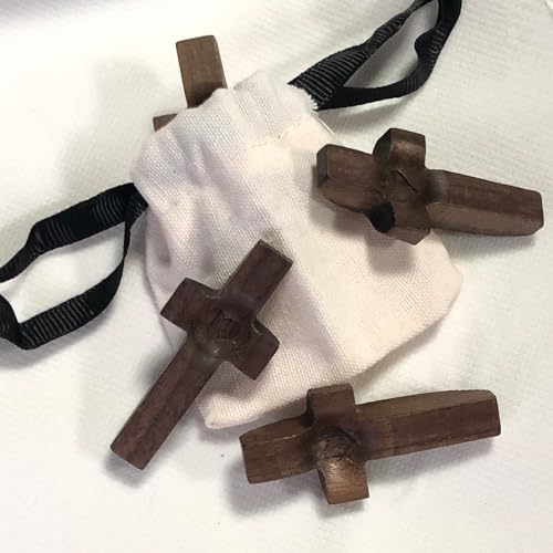 Cruz de madera de bolsillo, 10 regalos religiosos de comunión y bautizo 3