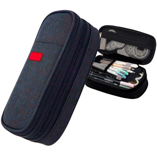Estojo Escolar de grande capacidade estojo box organizador necessaire para lápis Marca: Calmfy (Pret