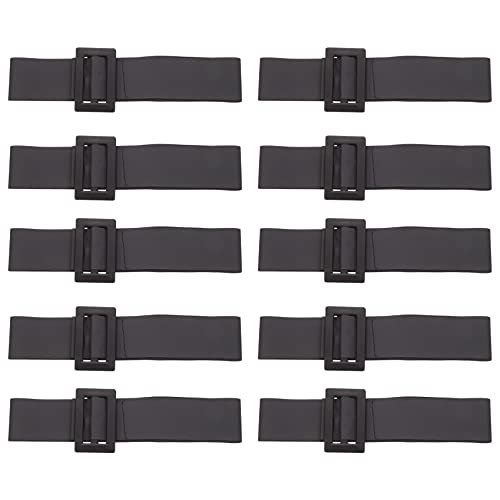 COHEALI 10 Pcs Leather Santa Claus Belt High Waist Metal Buckle Leather Christmas Clothing Waistband Decor with Buckle