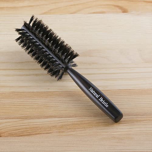 Amazon.co.jp: 貝印 ヘアブラシ KQ1543 天然毛 豚毛 ロールブラシ(紗髪