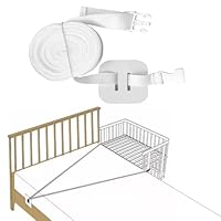 Forbabe 8M Beistellbett Befestigung Boxspringbett, Universelle Gurt Beistellbett Boxspringbett, Babybett Zubehör für Beistellbett Zum Andocken an Das Erwachsenenbett