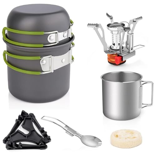 Réchaud de camping et popote légère pour manger chaud en randonnée et bivouac