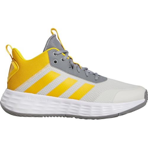 Adidas Herren Ownthegame Shoes, Orbit Grey/Crew Yellow/Grey Three, 42 2/3...
