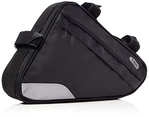 ABUS Fahrradtasche Oryde ST 2250 - Rahmentasche mit Klettband - wasserabweisendes Material - Schwarz