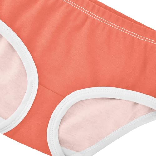 Joisal Cotton Girls Underwear Toddlers Tomato Red Panties Little Girl Flower Briefs Kids Undies 2t4