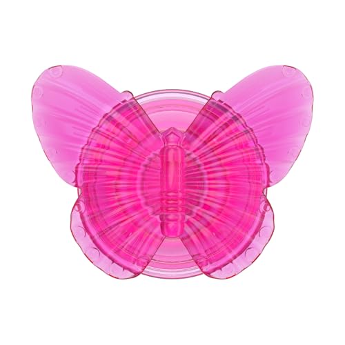 Image of PopSockets Adhesive Phone Grip, Holder, Phone Stand, Butterfly - Molded Butterfly Magenta