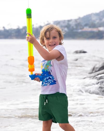Image of maamgic Boys Swim Trunks with Compression Liner Toddler Stretch Swim Shorts