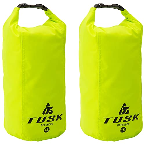 TUSK Defender Dry Bag 15 Liter Flo Green miniatura 1