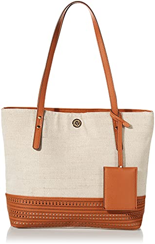 Anne Klein Triple Comprtment Tote, Brown