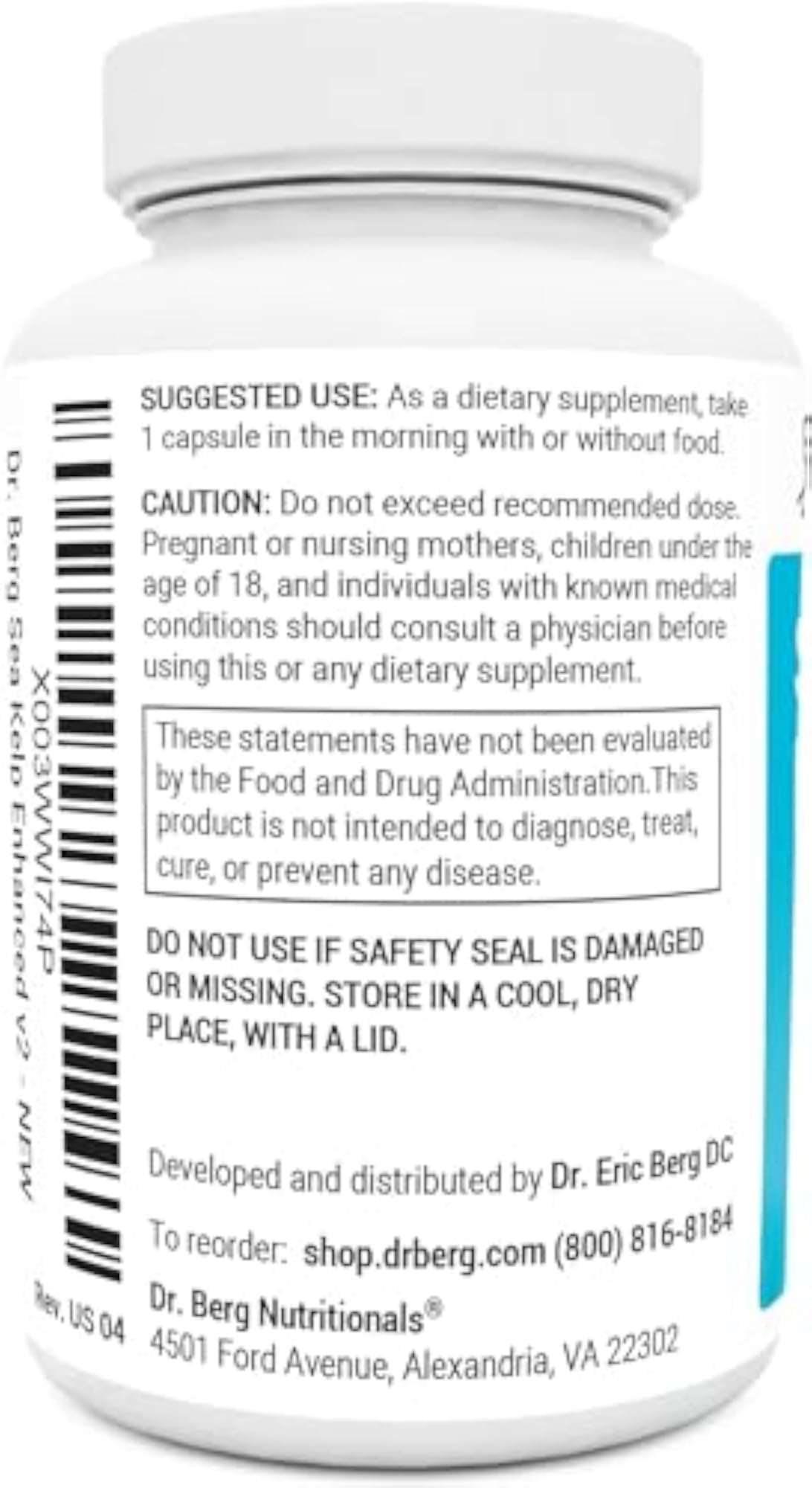 Sea Kelp Enhanced Nutrition Supplement