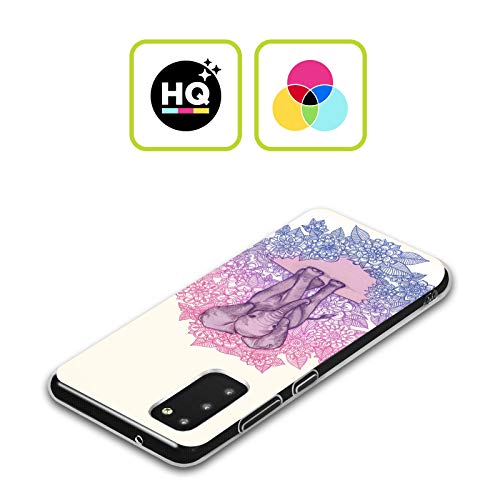 Head Case Designs Officially Licensed Micklyn Le Feuvre Cute Baby Elephant Animals Gel Case [Military Grade Protection] Compatible with Samsung Galaxy S24 5G