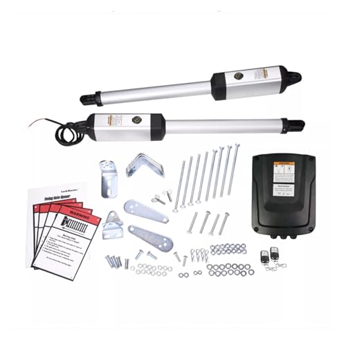 *Avvio e arresto graduali Apriporta Automatico, MK1102/230V Apricancello a doppia anta battente 300 kg for anta con 2 telecomandi Operatore for porta automatica alimentato a corrente alternata