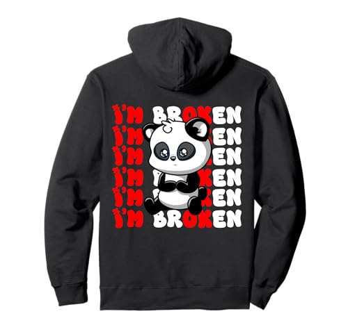 Photo de Impression « I'm Ok I'm Broken Invisible Illness I'm Broken Back » Sweat à Capuche