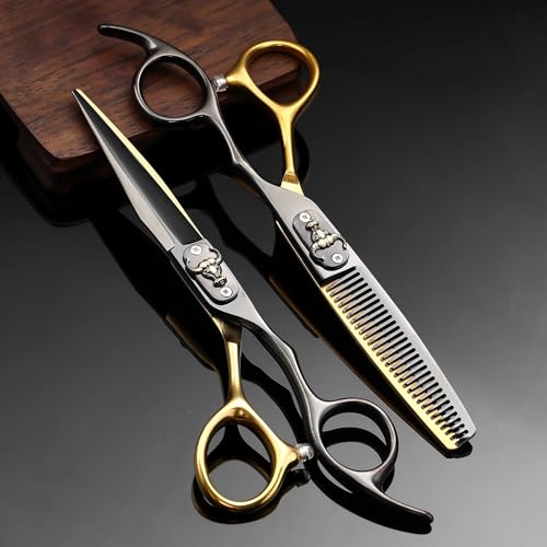 Accessoires de barbier YZCIS et ensemble de ciseaux à cheveux pour l'entretien de la barbe