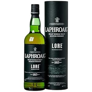 Laphroaig Lore Islay Single Malt Scotch Whisky, mit Geschenkverpackung, reich und tiefgründig mit einzigartigem Torfrauch, 48% Vol, 1 x 0,7l