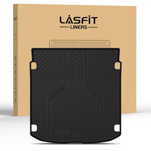 Image of LASFIT Cargo Mat for Audi A5 /S5 2025-2026(New Body), Custom Fit All-Weather TPE Trunk Mat for Audi Accessories, Waterproof, Easy to Clean, Black