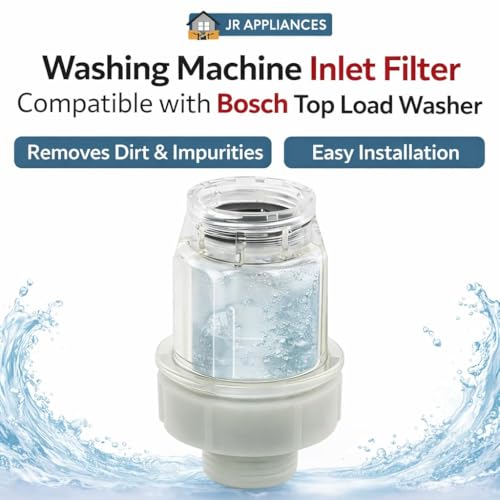 Image of Premium Water Inlet Filter for Washing Machine & Dishwasher | Compatible with Siemens & Bosch | Protects from Hard Water, Dirt & Limescale