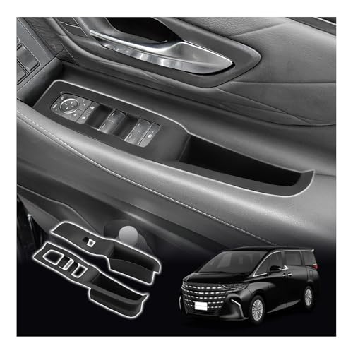 SXCY 新型 アルファード40系 コンソールボックス ヴェルファイア40系 専用 ドアポケット ウィンドウスイッチ保護 運転席側/助手席側 アルファード ドアハンドルポケット 小物入れ 取付簡単 ヴェルファイア40系 カスタムパーツ インテリア 車内収納