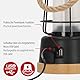 Brennenstuhl LED Akku Campinglampe CAL 1 (350 lm, IP44, bis zu 75h Leuchtdauer, stufenlos dimmbar, Farbtemperatur einstellbar, wiederaufladbare USB Outdoor Lampe mit Hanfseil und Bambussockel)