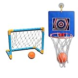 Kit Cesta de basquete Infantil + Golzinho de futebol