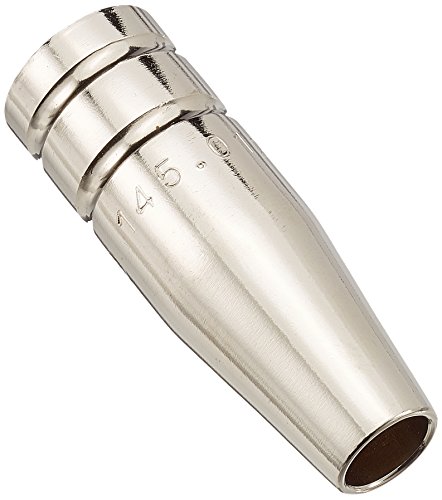 Abicor Binzel 145.0123 - Ugello a gas per torcia saldante, conico, 9,5 x 18 mm, lunghezza 53 mm, confezione da 10