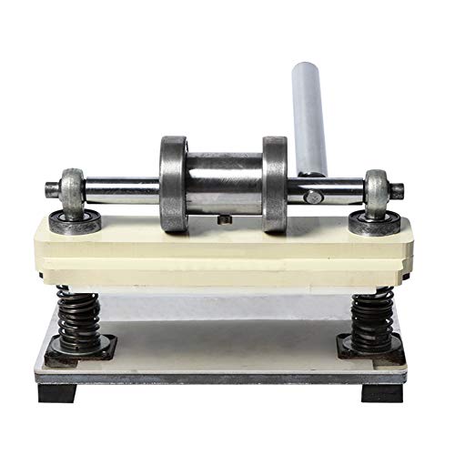ZONEPACK Manual Leather Die Cutting Machine Pressing Machine Paper Cutter Double Guiding Shaft Leather Embossing Machine Leathercraft Cutting Machine for Various Materials