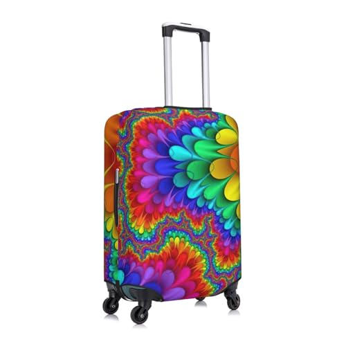 Bright Color Print Washable Luggage Cover Fashion Suitcase Protector Cover Fits 18-32 Inch Luggage3
