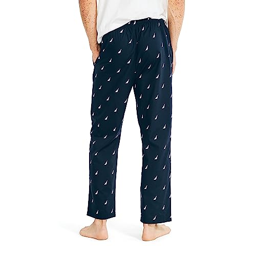 Nautica Men's Soft Woven 100% Cotton Elastic Waistband Sleep Pajama Pant