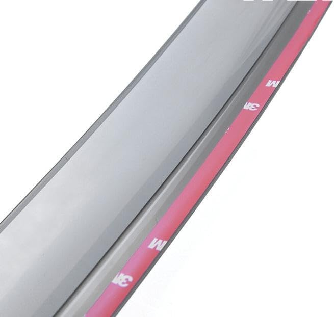 WellVisors Window Visors Wind Deflectors Compatible with Infiniti 2009-2017 FX35 FX37 FX50 QX70 with Chrome Trim Rain Guards 3-847IN003