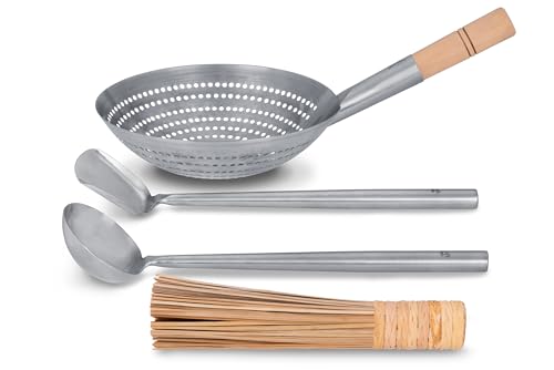 Wok de Carbono 16 Pulgadas con Set de 4 Utensilios miniatura 6
