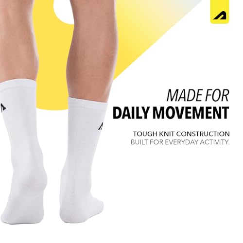 Image of Boldfit Socks for Men Combed Cotton Crew & Calf Length Formal Socks Breathable Anti-Odour Arch Support Anti-Slip Fit Reinforced Heel & Toe Soft Durable Office & Casual Wear, Pack of 3