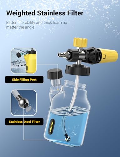 Autown AJ-FC34Y-US Foam Cannon For Pressure Washer,Snow Foam Cannon Car Wash Sprayer thumb #3