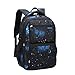 Bansusu Galaxy-Print Backpack Rucksack for Boys Middle-School Elementary Bookbag
