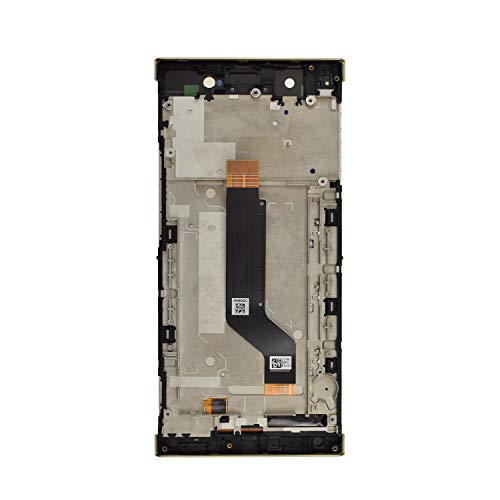 Image of Pre Install LCD Display Touch Screen Assembly with Frame Replacement for Sony Xperia XA1 Ultra G3221 G3212 G3223 G3226 Golden