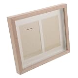 Cabilock Holz Medaillenhalter mit Bilderrahmen 25cm für Marathon und Auszeichnungsmedaillen Elegante Vitrine ohne Montage Stilvolle Aufbewahrung für Büro und Zuhause