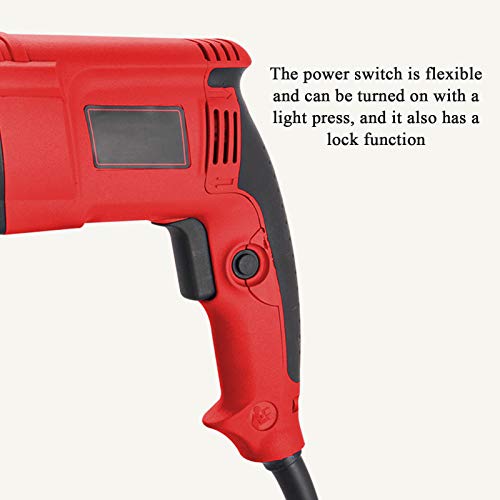 Abbruchhammer (800 W Betonbrecher, 3.2J, SDS-Plus-Werkzeugaufnahme, Schwingungsgedämpfter Handgriff, Flex. Einstellbarer… – Bild 8