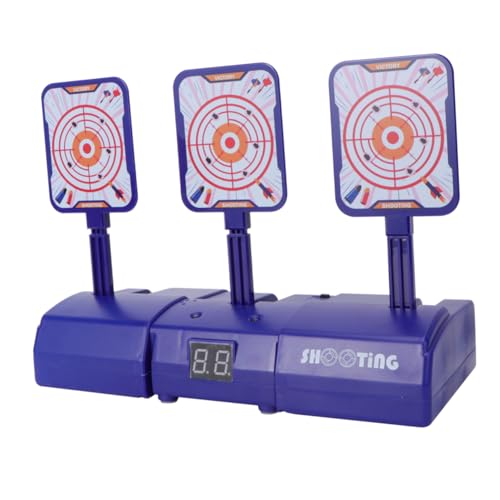 Toyvian 1 Juego De Dianas Electrónicas De Plástico Dianas Realistas para Familias Dianas De Juego Dianas para Dianas De Campo De Tiro Dianas De Plástico Componente Electrónico Azul