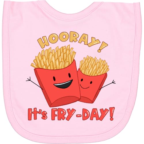 inktastic Hooray It's Fry-Day with Cute Fries Newborn Bib