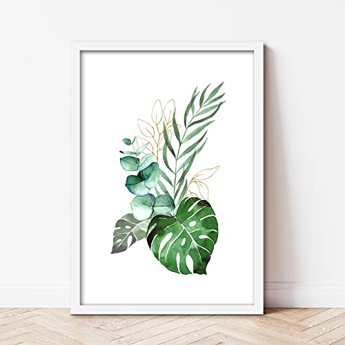 Affiche decoration murale 30x40 cm botanique verte pour chambre - 4