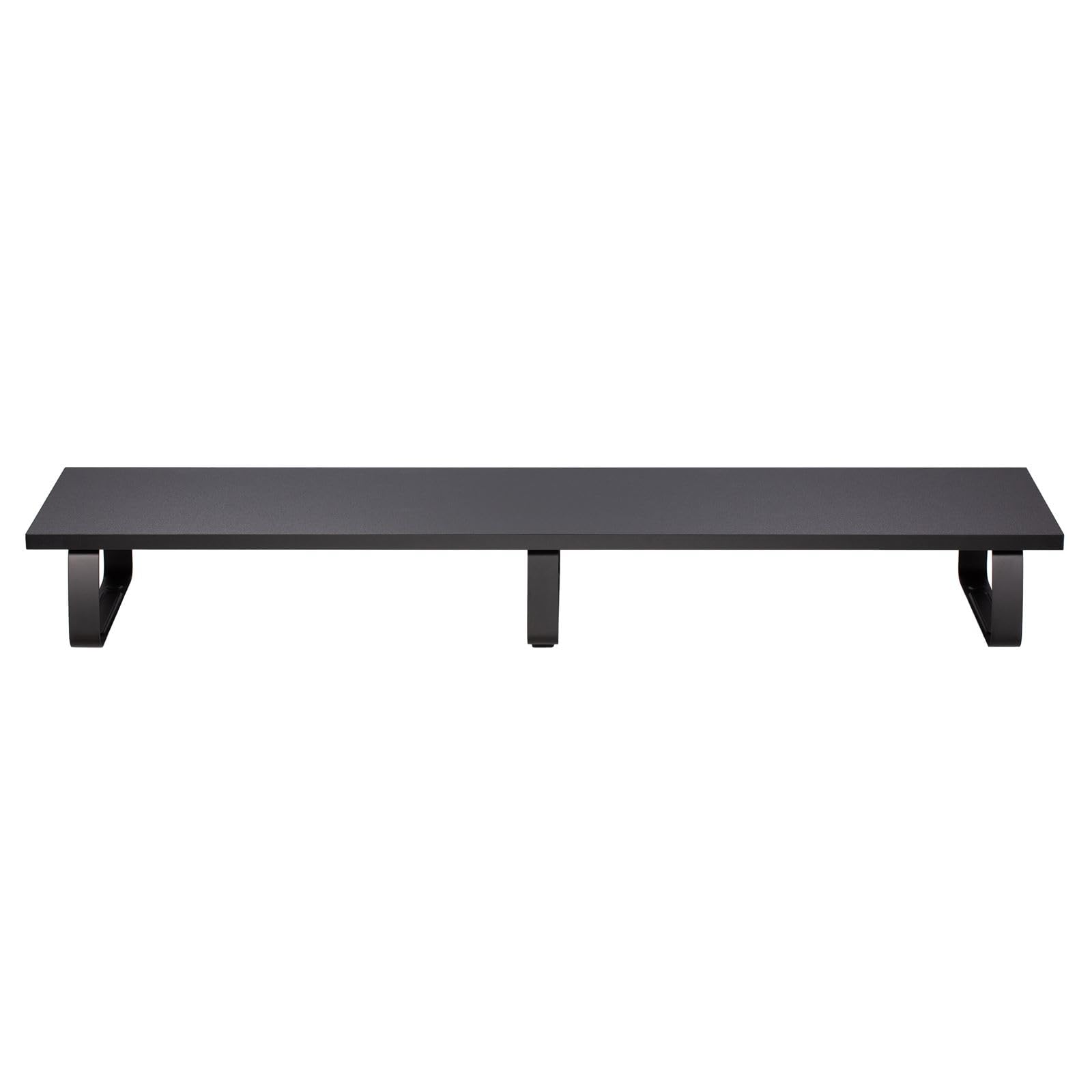 IDIMEX Supporto Per Monitor MILFORD – 100 Cm, Doppio Monitor, Nero, Portata 20 Kg