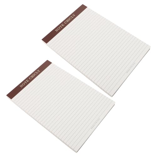 Bloc-notes anti-bavures Lot de 2 supports en papier adhésif pour éviter les pertes de notes