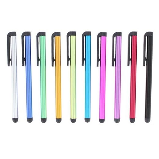 SODIAL(R) 10X Colores Lapiz Puntero Pantalla para iPad iPhone 4S 4G 3GS iPod