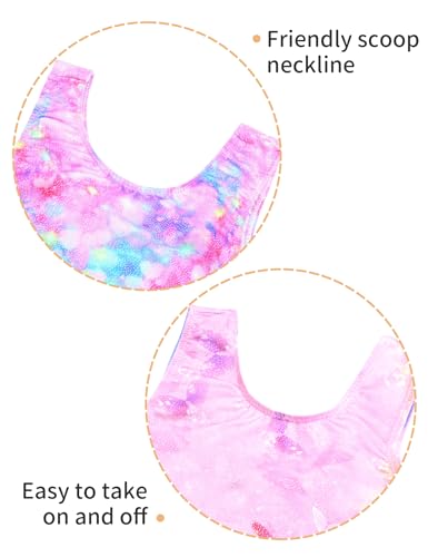 Image of 2 Pack Leotard for Girls Gymnastics Sparkly Sleeveless Unitards