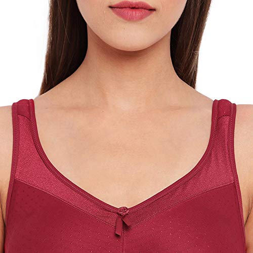 Image of Enamor Hidden X-Frame and Smoothening Women's Full Support Everyday Bra - Jiggle Control, Non Padded, Wirefree, Full Coverage - FB12 (Available in Plus Sizes)