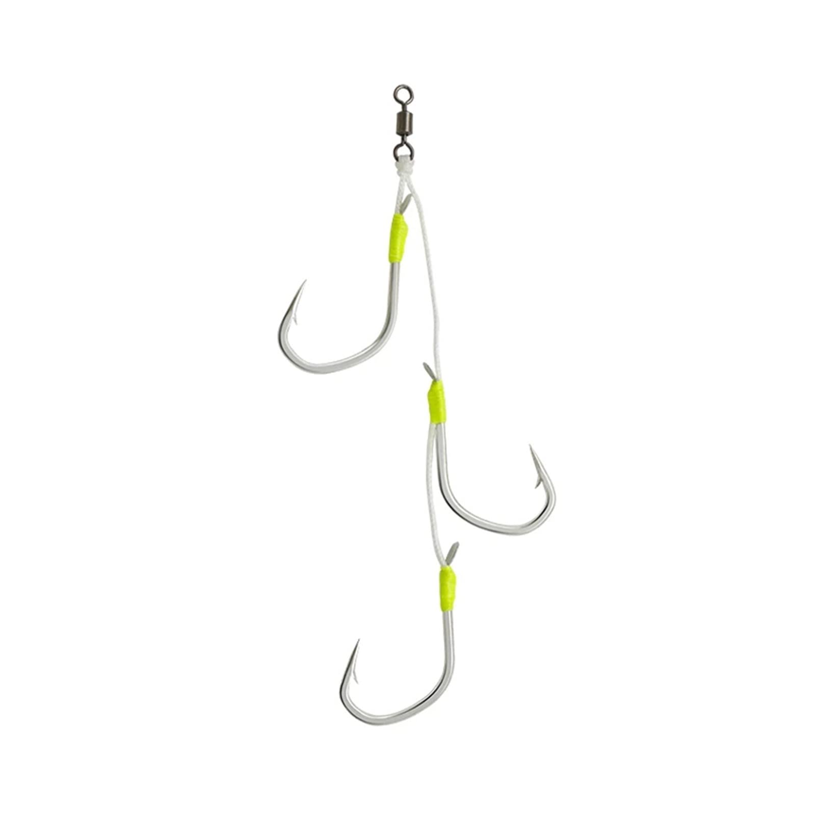 CASAKM Pezzi Amo da Pesca Ganci Lenti Jig Ganci Tripla Assist Gancio da Pesca Set Elevato in Acciaio al Carbonio Pesci Pesci Fishhook Accessori ad Acqua salata Gancio da Pesca in Alto (Color : 4-0)
