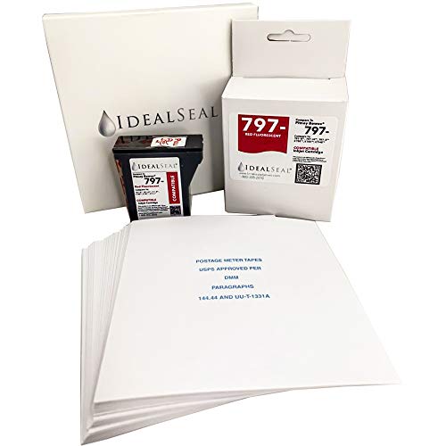 Compatible Pb Mailstation 2 Ink For Pb 797, Pb K7M0, And K700 Postage Meter Mailstation And Mailstation 2, 797-0, 797-M, 797-Q, K700, K7Mo + 200 Postage Meter Lab #TOP28